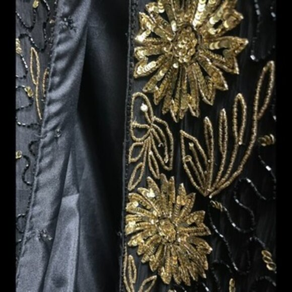 Vintage Silk Beaded Jacket - Picture 2 of 5